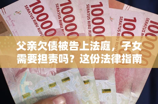 北京父亲欠债被告上法庭，子女需要担责吗？这份法律指南必须看完