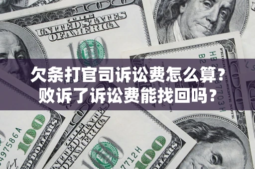 北京欠条打官司诉讼费怎么算？败诉了诉讼费能找回吗？