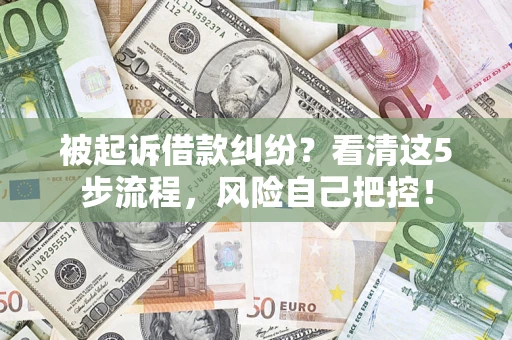 北京被起诉借款纠纷？看清这5步流程，风险自己把控！