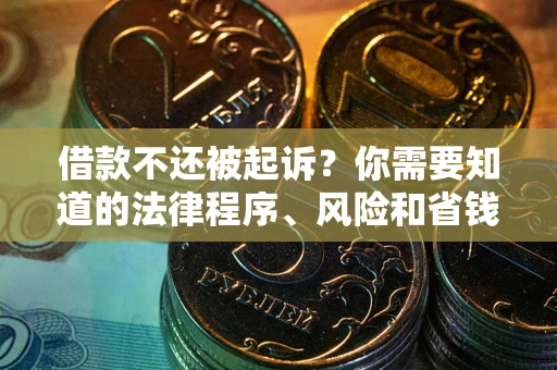 北京借款不还被起诉？你需要知道的法律程序、风险和省钱技巧